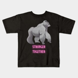 Apes Stronger Together Kids T-Shirt